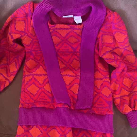 Gorgeous orange & purple girls sweater dress!!! - Picture 4 of 5